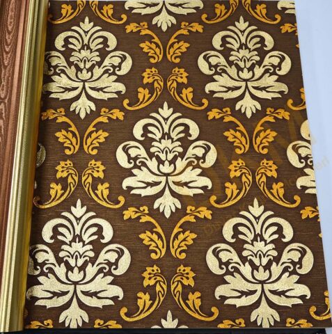 Orta damask D15-2 95013 Gold Duvar Kağıdı 5m²