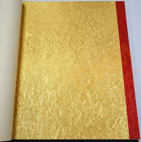 Damarlı parlak D49-3 95091 Gold Duvar Kağıdı 5m²