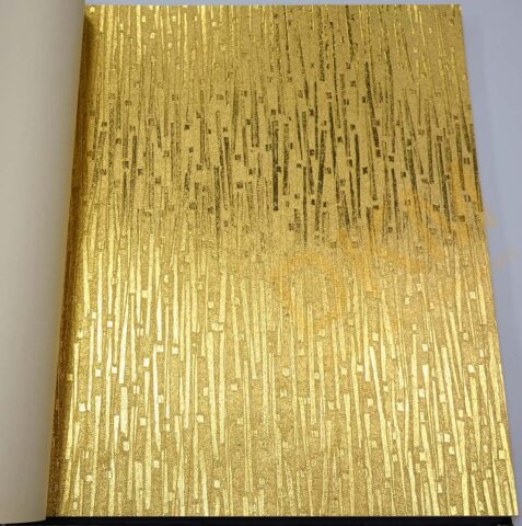 Damarlı parlak D50-2 95322 Gold Duvar Kağıdı 5m²