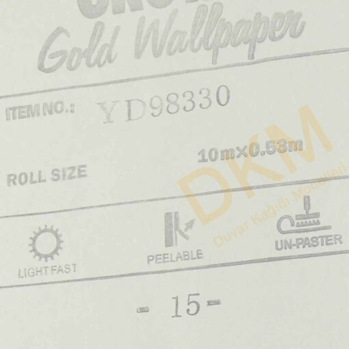 Orta damask D16-1 98330 Gold Duvar Kağıdı 5m² - Görsel 3
