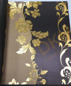 Çiçek D24-1 98905 Gold Duvar Kağıdı 5m²