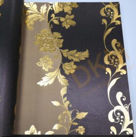 Çiçek D24-1 98905 Gold Duvar Kağıdı 5m²