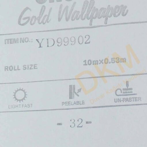 Damask büyük D21-1 99902 Gold Duvar Kağıdı 5m² - Görsel 3