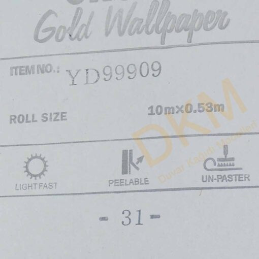Damask büyük D21-6 99909 Gold Duvar Kağıdı 5m² - Görsel 3