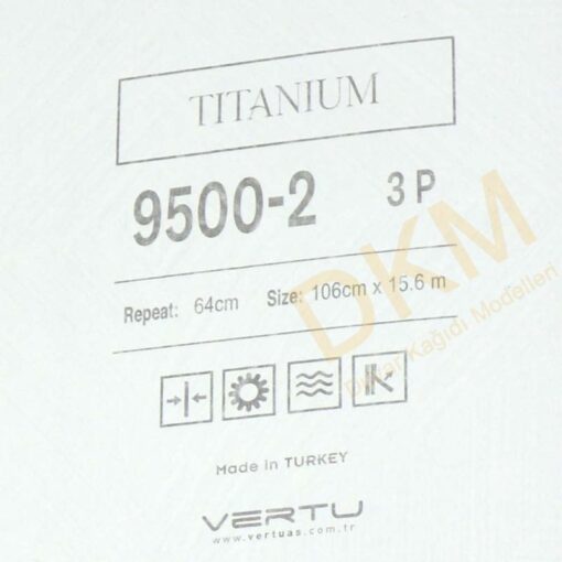 Vertu Titanium 9500-2 Geometrik şekiller Duvar Kağıdı 16m² - Görsel 3