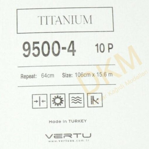 Vertu Titanium 9500-4 Geometrik şekiller Duvar Kağıdı 16m² - Görsel 3
