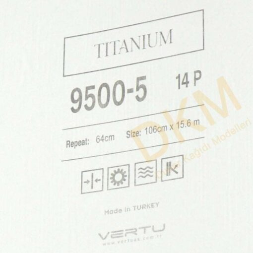 Vertu Titanium 9500-5 Geometrik şekiller Duvar Kağıdı 16m² - Görsel 3