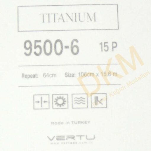Vertu Titanium 9500-6 Geometrik şekiller Duvar Kağıdı 16m² - Görsel 3