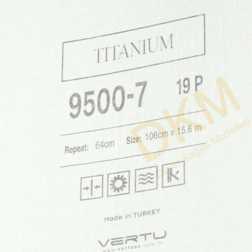 Vertu Titanium 9500-7 Geometrik şekiller Duvar Kağıdı 16m² - Görsel 3