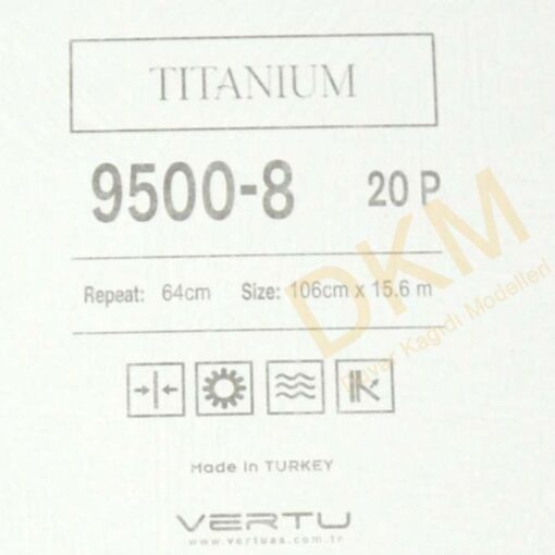 Vertu Titanium 9500-8 Geometrik şekiller Duvar Kağıdı 16m² - Görsel 3