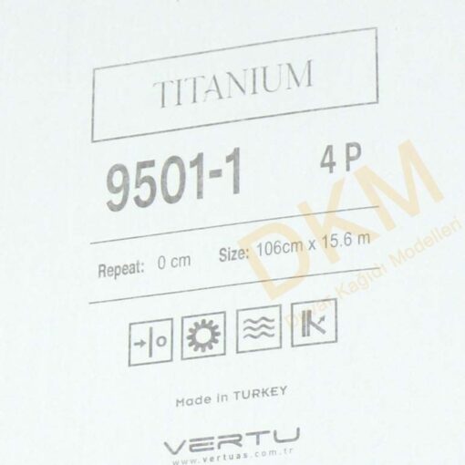 Vertu Titanium 9501-1 Kesik çizgili Duvar Kağıdı 16m² - Görsel 3