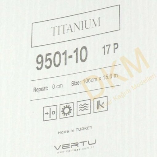 Vertu Titanium 9501-10 Kesik çizgili Duvar Kağıdı 16m² - Görsel 3