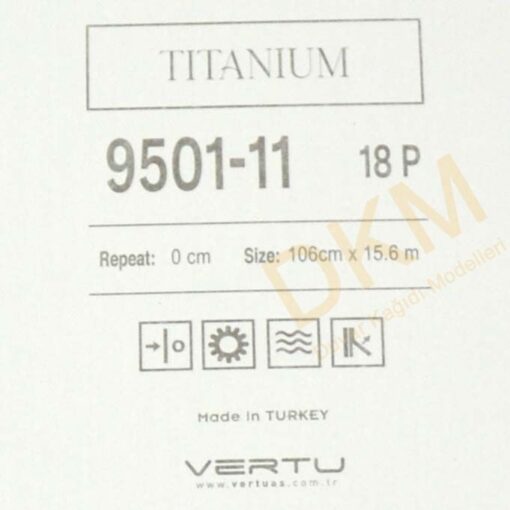 Vertu Titanium 9501-11 Kesik çizgili Duvar Kağıdı 16m² - Görsel 3