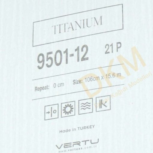 Vertu Titanium 9501-12 Kesik çizgili Duvar Kağıdı 16m² - Görsel 3