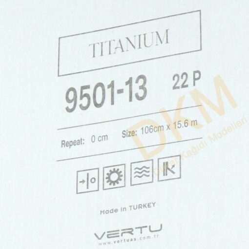 Vertu Titanium 9501-13 Kesik çizgili Duvar Kağıdı 16m² - Görsel 3