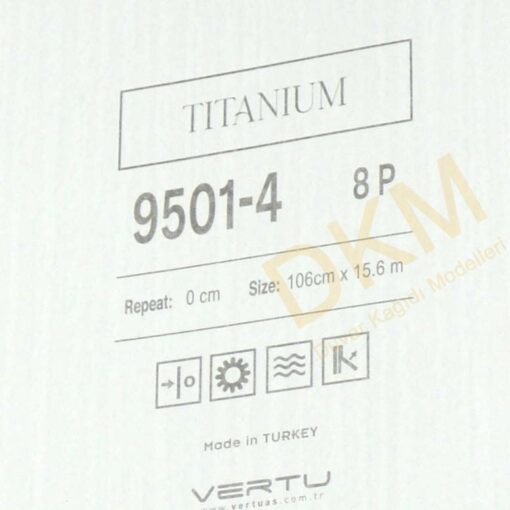 Vertu Titanium 9501-4 Kesik çizgili Duvar Kağıdı 16m² - Görsel 3