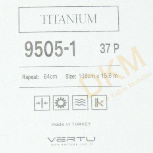 Vertu Titanium 9505-1 Boyama Duvar Kağıdı 16m² - Görsel 3