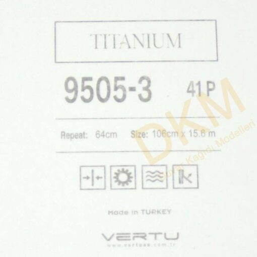 Vertu Titanium 9505-3 Boyama Duvar Kağıdı 16m² - Görsel 3