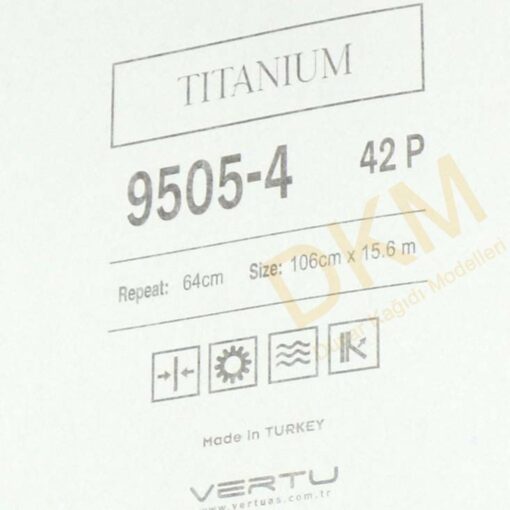 Vertu Titanium 9505-4 Boyama Duvar Kağıdı 16m² - Görsel 3
