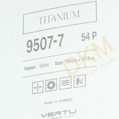 Vertu Titanium 9507-7 Küçük geometrik Duvar Kağıdı 16m² - Görsel 3