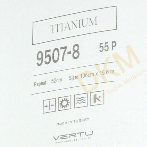 Vertu Titanium 9507-8 Küçük geometrik Duvar Kağıdı 16m² - Görsel 3