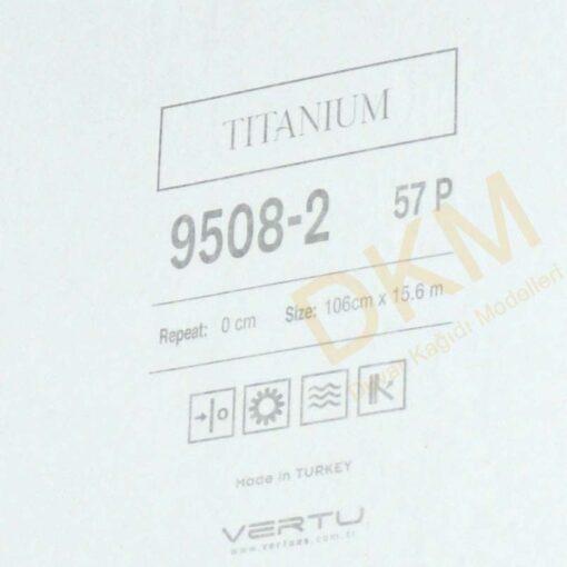 Vertu Titanium 9508-2 Tek renk alacalı Duvar Kağıdı 16m² - Görsel 3