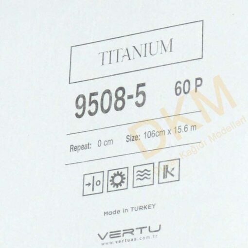 Vertu Titanium 9508-5 Tek renk alacalı Duvar Kağıdı 16m² - Görsel 3