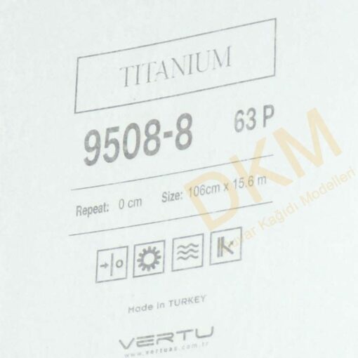 Vertu Titanium 9508-8 Tek renk alacalı Duvar Kağıdı 16m² - Görsel 3