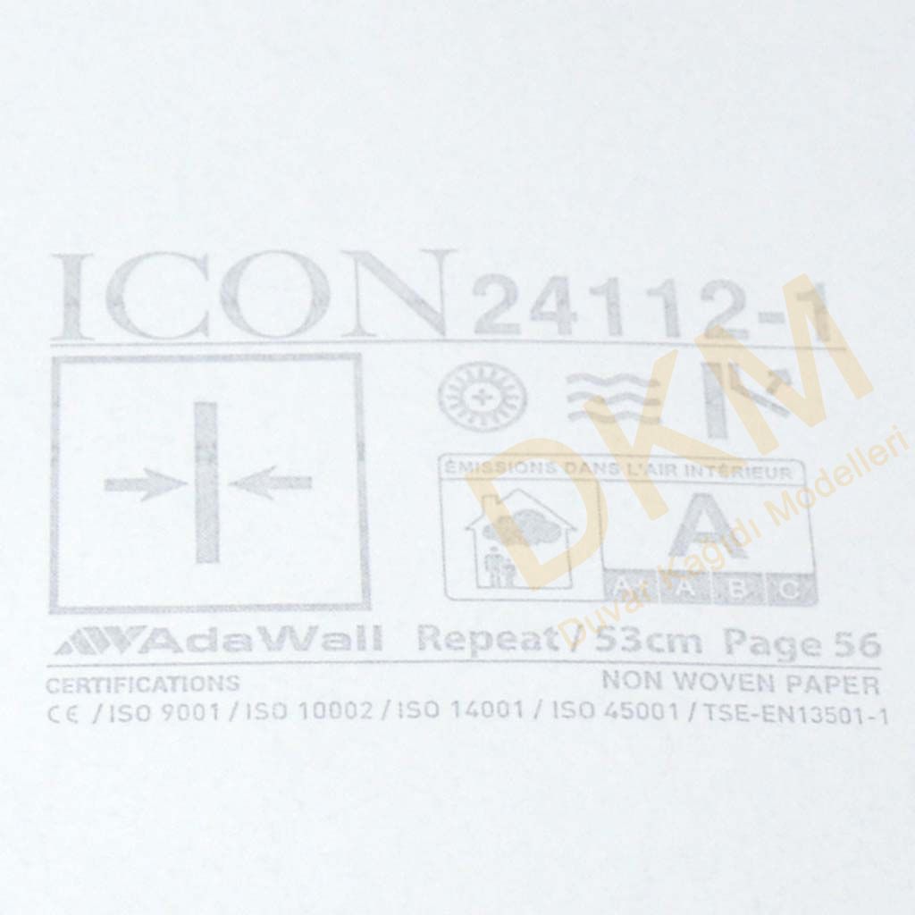 AdaWall Icon 24112-1 Tek renk alacalı  Duvar Kağıdı 16m² - Görsel 3