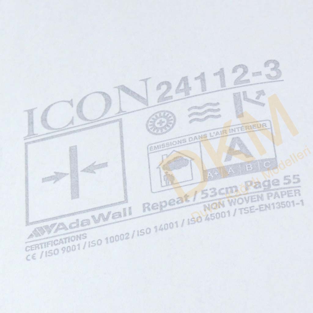 AdaWall Icon 24112-3 Tek renk alacalı  Duvar Kağıdı 16m² - Görsel 3