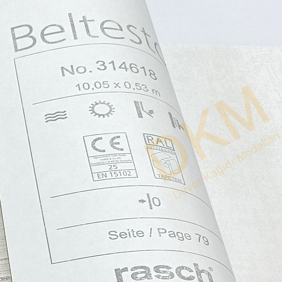 İthal Beltesto B33-3 314618 Düz kumaş Duvar Kağıdı 5m² - Görsel 3