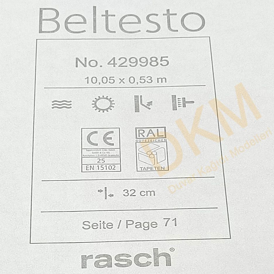 İthal Beltesto B30-1 429985 Damarlı maden Duvar Kağıdı 5m² - Görsel 3