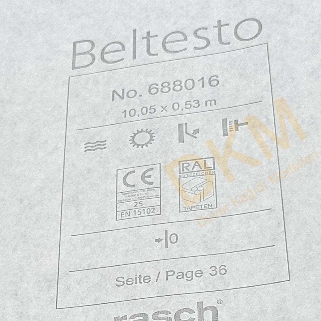 İthal Beltesto B20-2 688016 Düz kumaş Duvar Kağıdı 5m² - Görsel 3