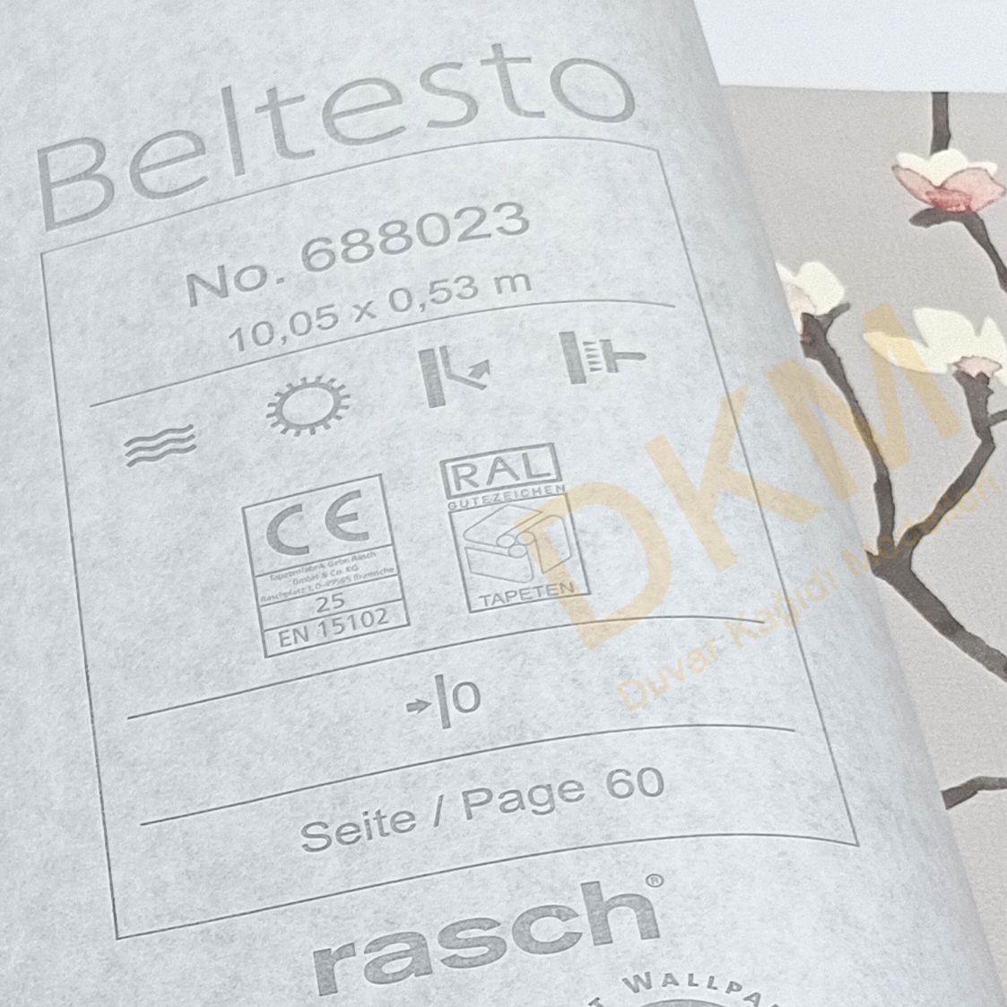İthal Beltesto B27-3 688023 Düz kumaş Duvar Kağıdı 5m² - Görsel 3