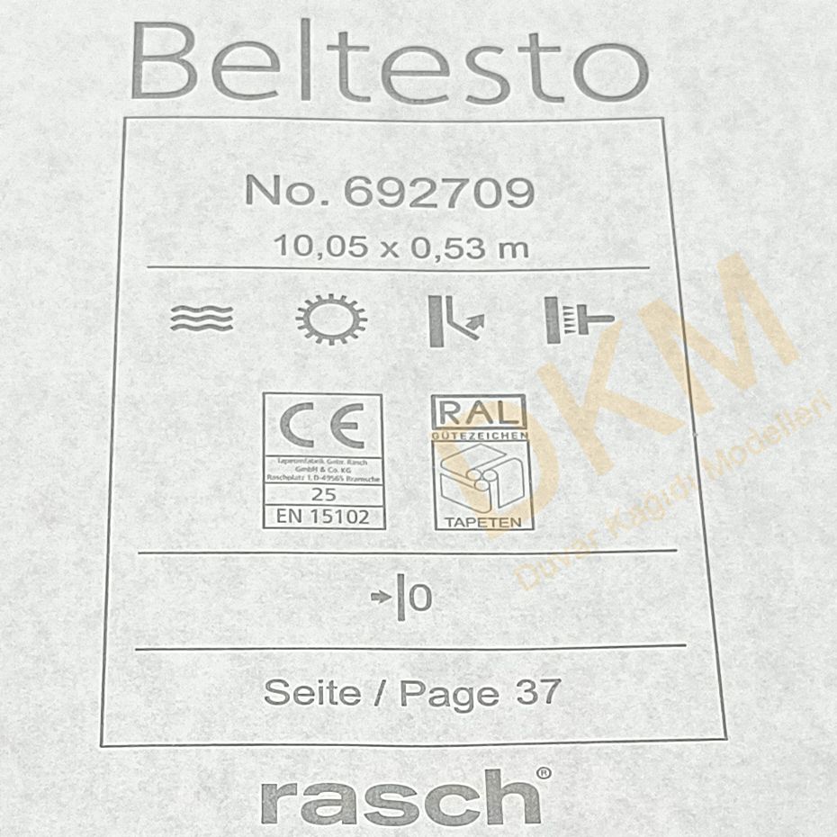 İthal Beltesto B23-3 692709 Düz kumaş Duvar Kağıdı 5m² - Görsel 3