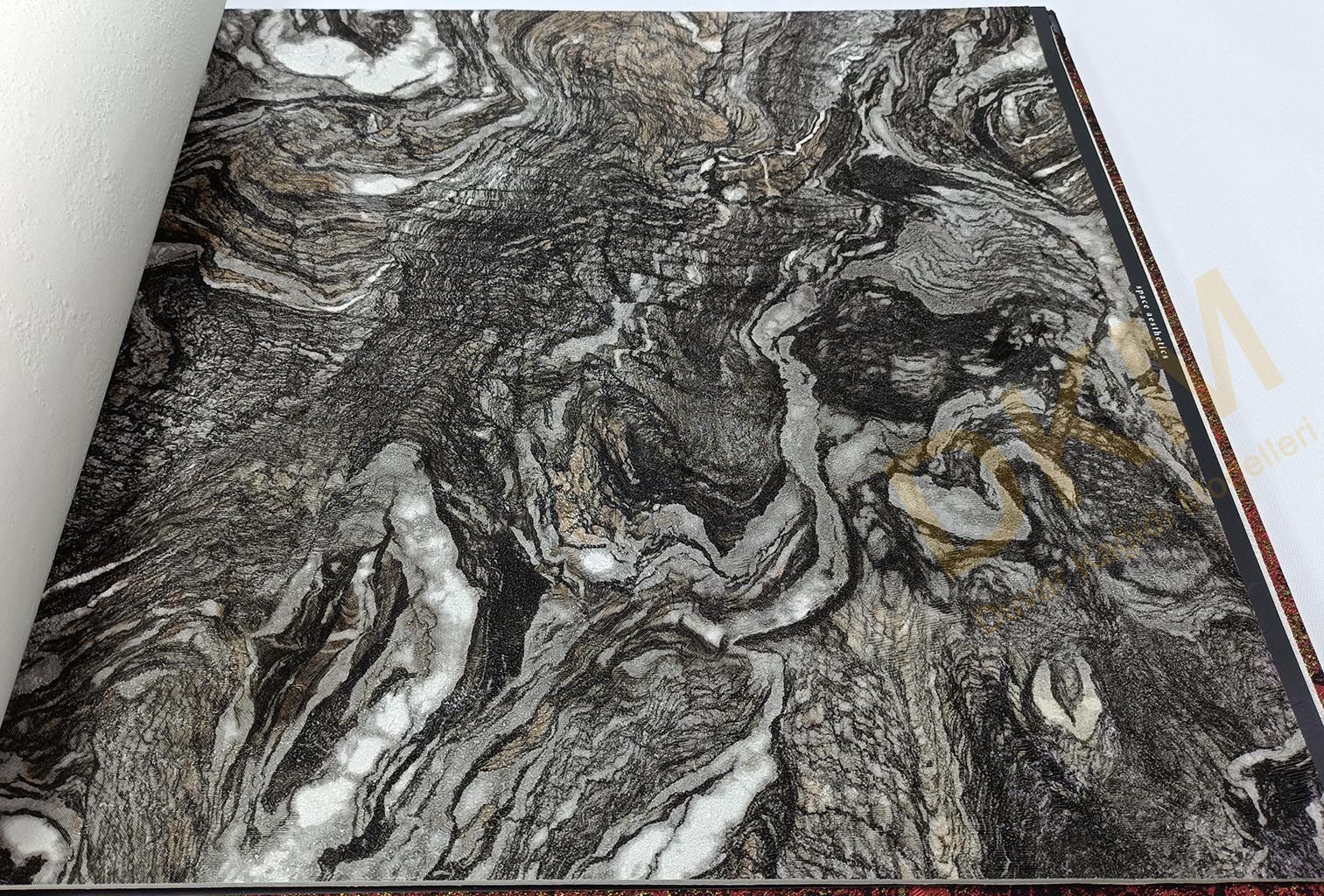 İthal Rim 5401-04 540104 Damarlı maden Duvar Kağıdı 16m²