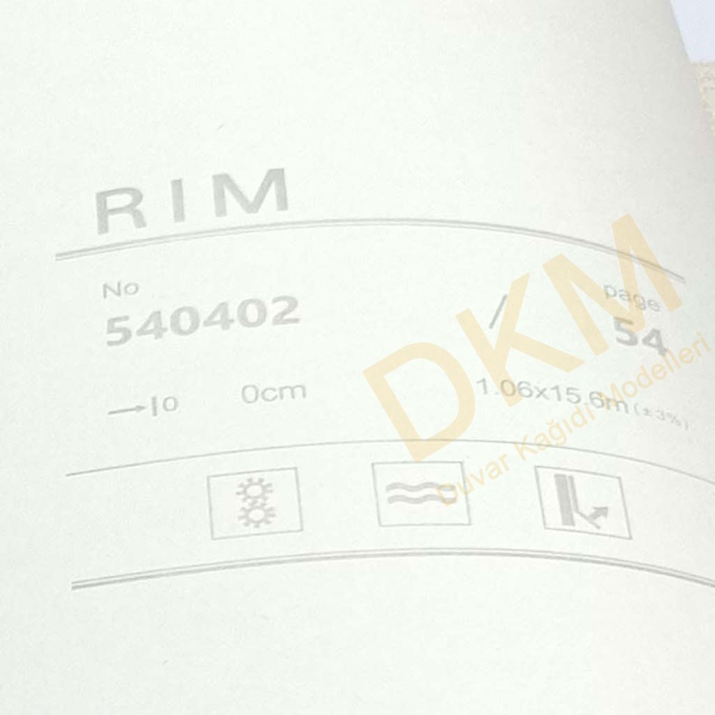 İthal Rim 5404-02 540402 Düz kumaş Duvar Kağıdı 16m² - Görsel 3