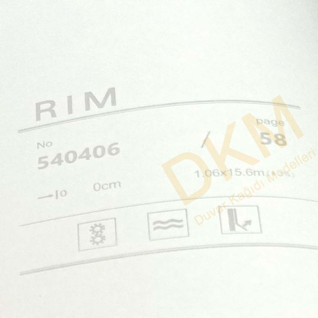 İthal Rim 5404-06 540406 Düz kumaş Duvar Kağıdı 16m² - Görsel 3