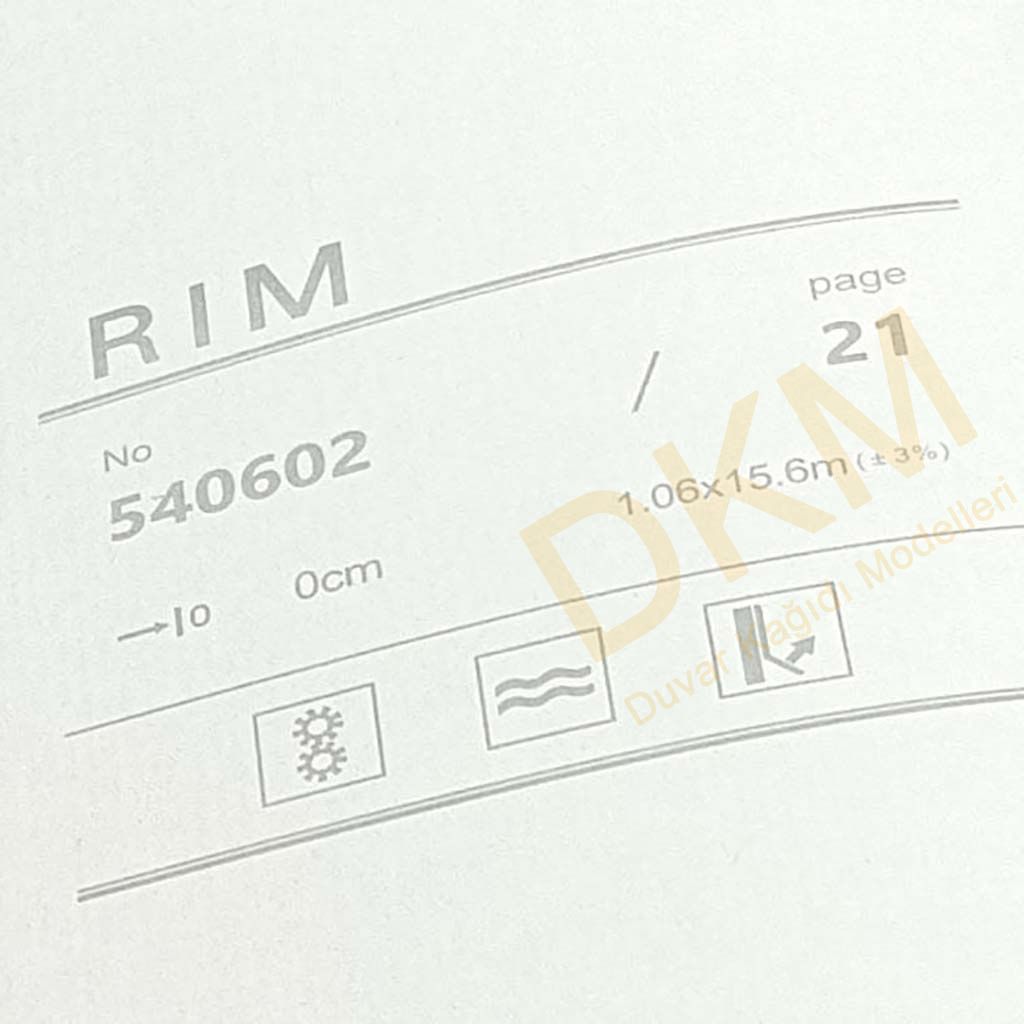 İthal Rim 5406-02 540602 Düz kumaş Duvar Kağıdı 16m² - Görsel 3