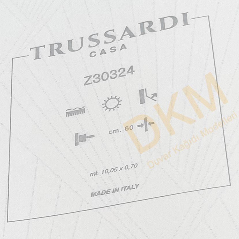 İthal Trussardi T13-1 Z30324 Baklava Duvar Kağıdı 7m² - Görsel 3