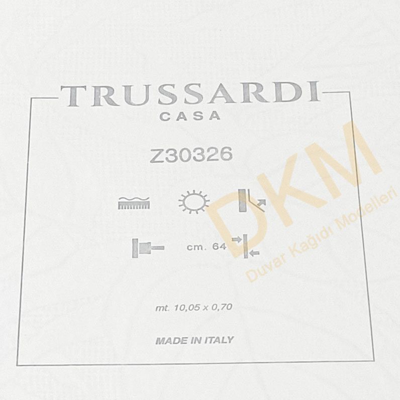 İthal Trussardi T15-1 Z30326 Çiçek Duvar Kağıdı 7m² - Görsel 3