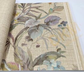 İthal Trussardi T15-1 Z30330 Çiçek Duvar Kağıdı 7m²