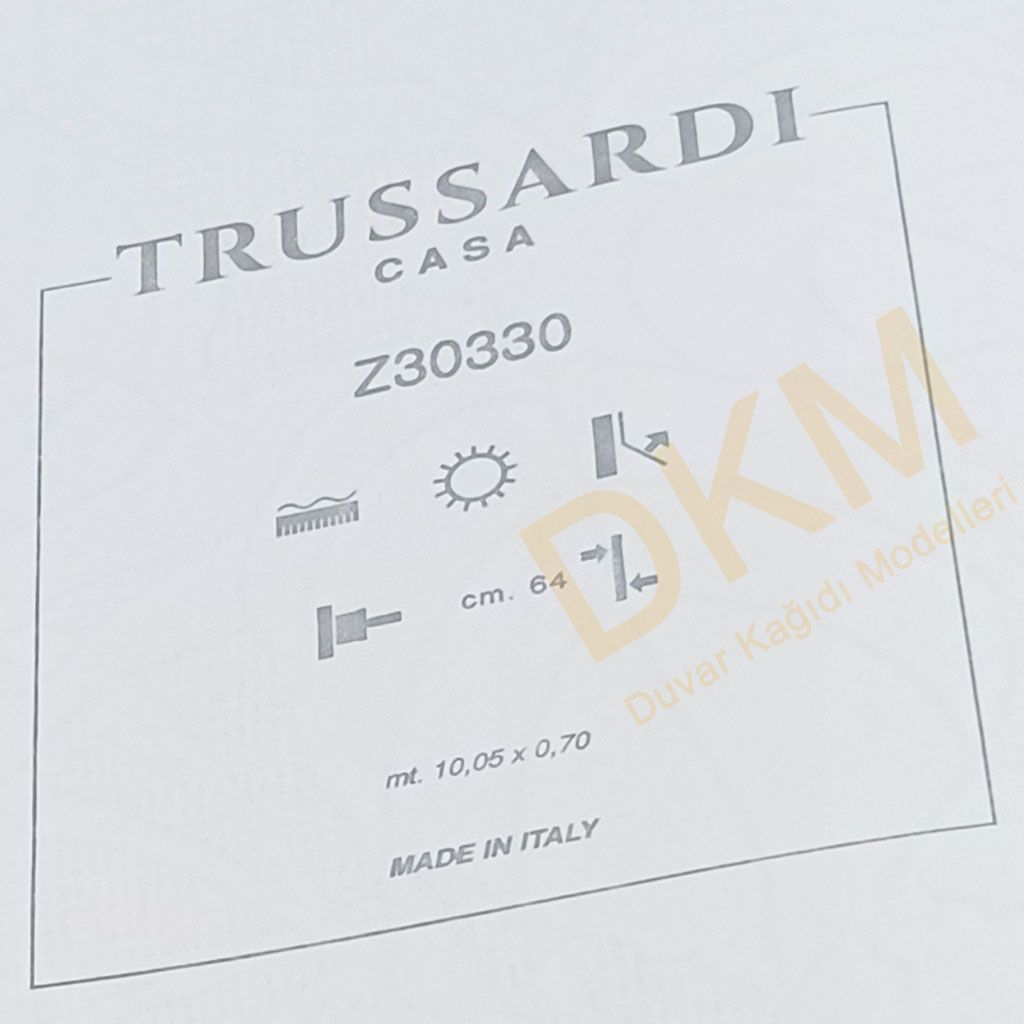 İthal Trussardi T15-1 Z30330 Çiçek Duvar Kağıdı 7m² - Görsel 3