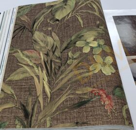 İthal Trussardi T15-1 Z30332 Çiçek Duvar Kağıdı 7m²