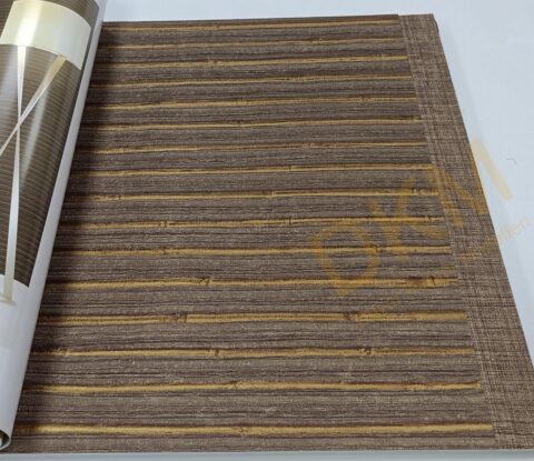 İthal Trussardi T16-1 Z30333 İnce Şeritli Yatay-Dikey Duvar Kağıdı 7m²