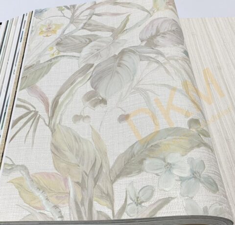 İthal Trussardi T15-1 Z30335 Çiçek Duvar Kağıdı 7m²