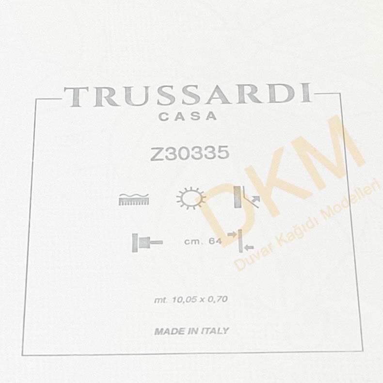İthal Trussardi T15-1 Z30335 Çiçek Duvar Kağıdı 7m² - Görsel 3