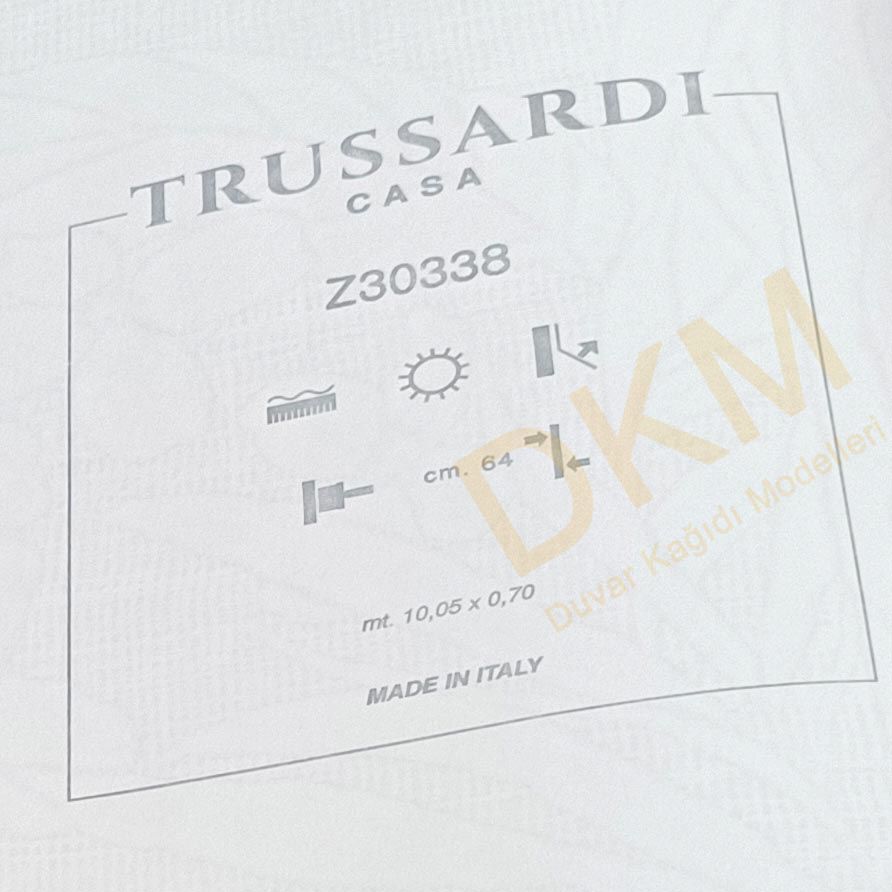 İthal Trussardi T15-1 Z30338 Çiçek Duvar Kağıdı 7m² - Görsel 3