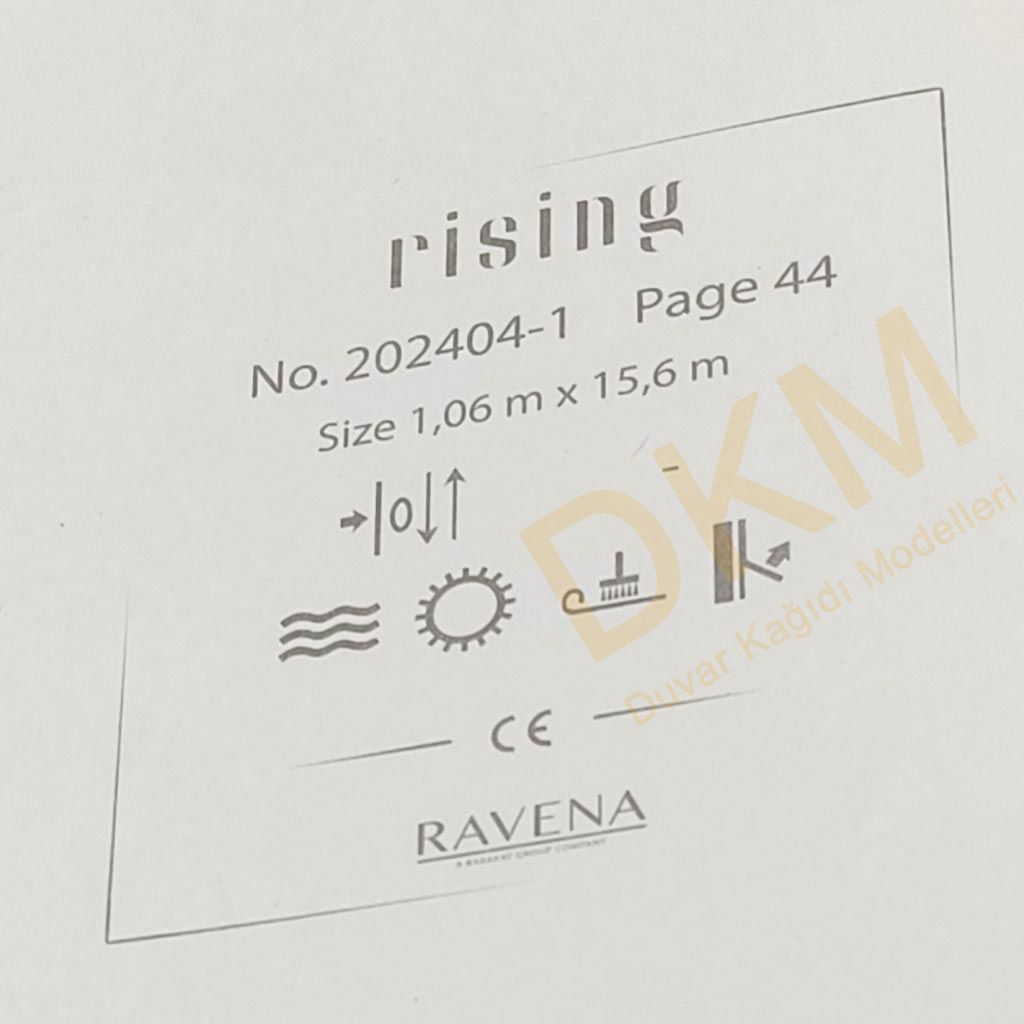 Ravena Rising 202404-1 Tek renk alacalı Duvar Kağıdı 16m² - Görsel 3