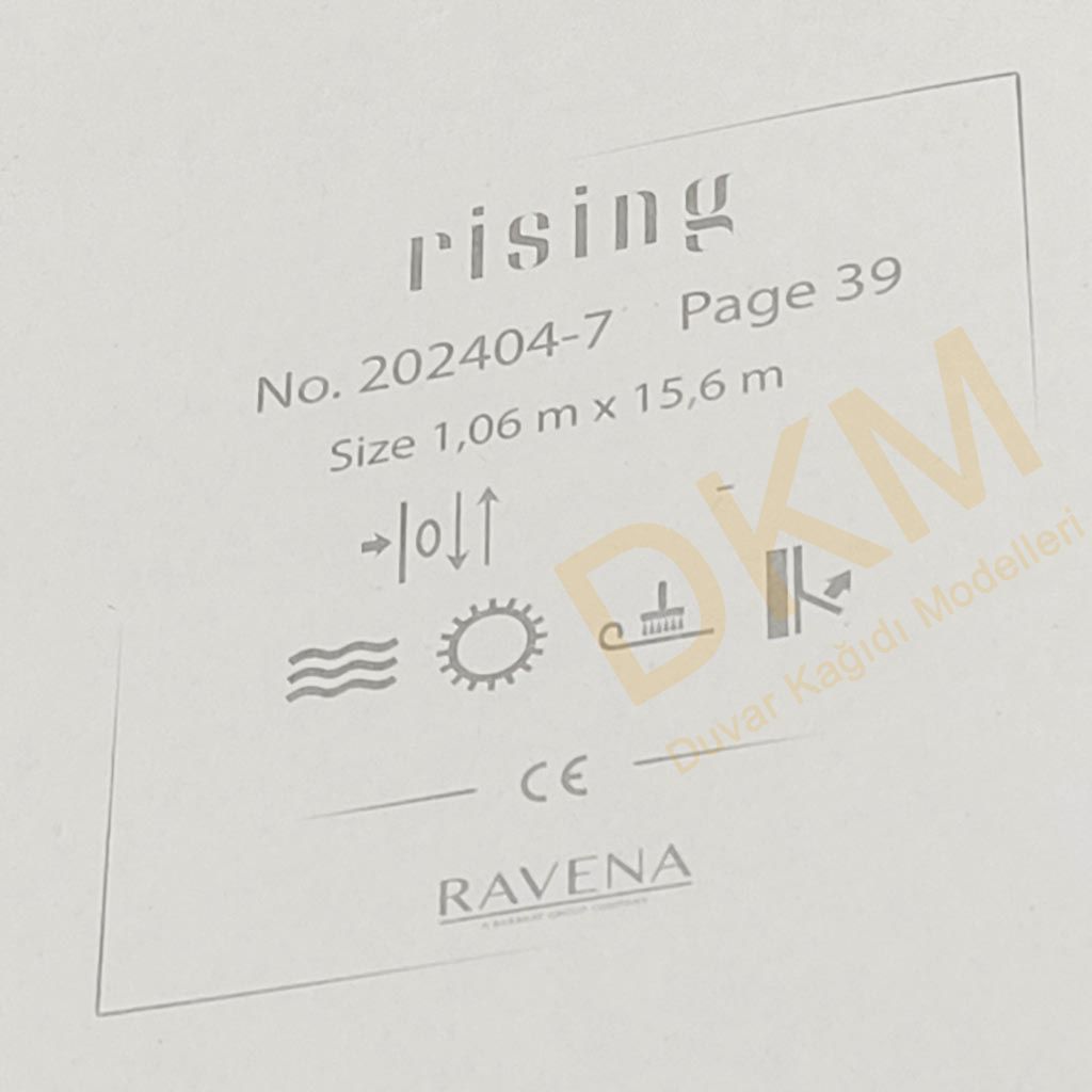 Ravena Rising 202404-7 Tek renk alacalı Duvar Kağıdı 16m² - Görsel 3